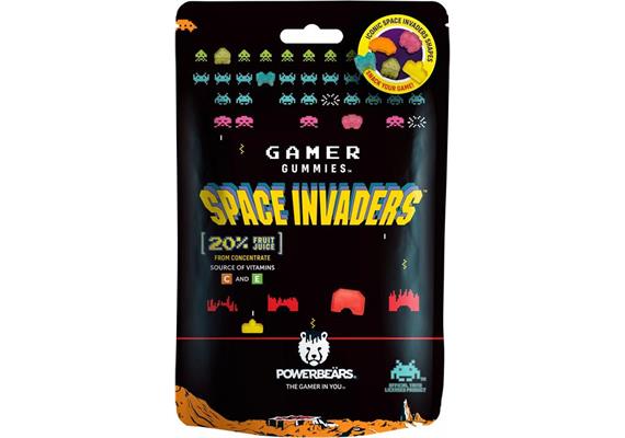 Powerbeärs Gamer Gummies Space Invaders 125 Gramm