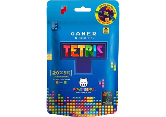 Powerbeärs Gamer Gummies Tetris 125 Gramm