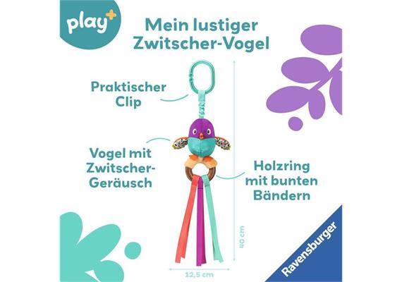 Ravensburger 04853 Play+ - Zwitscher-Vogel