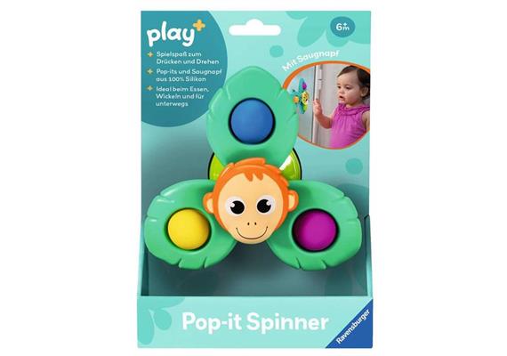 Ravensburger 04867 Play+ - Pop-it Spinner: Affe