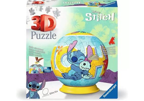 Ravensburger 11596 3D Puzzle Ball: Disney Stitch