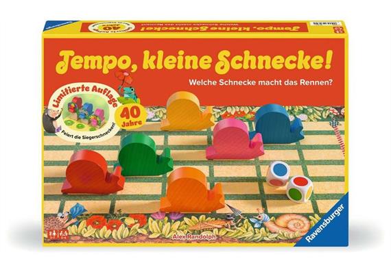 Ravensburger 23034 Tempo, kleine Schnecke! 40 Jahre Jubiläum