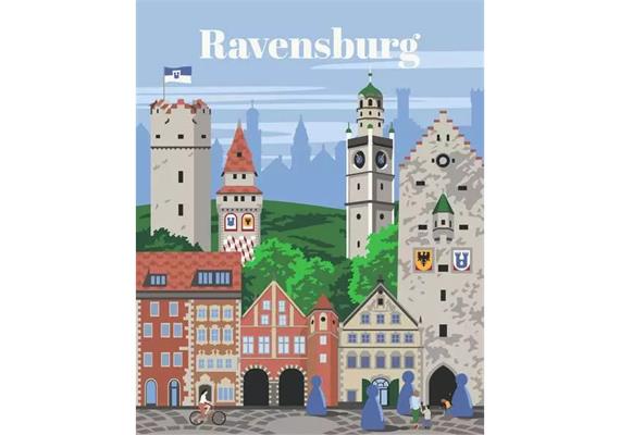 Ravensburger 23685 Creart Farbenfrohes Ravensburg