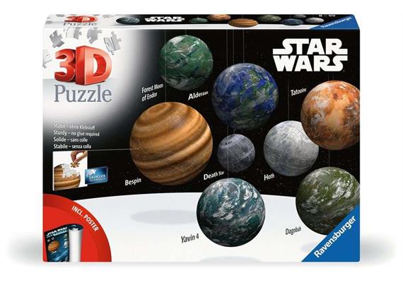 Ravensburger 3D Puzzle 11576 Himmelskörper der Star Wars Galaxie