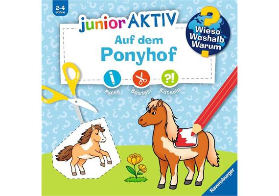 Ravensburger 60076 WWW Junior aktiv: Auf dem Ponyhof