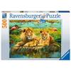 Ravensburger Puzzle 00220 Löwen in der Savanne