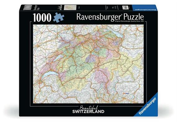 Ravensburger Puzzle 00370- Schweizerkarte