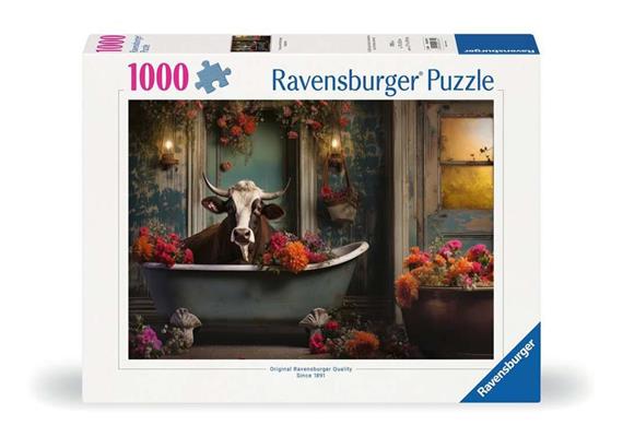 Ravensburger Puzzle 00782 Die Kuh in der Badewanne