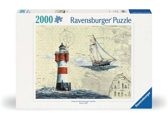 Ravensburger Puzzle 00804 Romantischer Leuchtturm