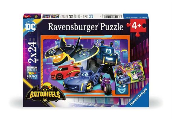 Ravensburger Puzzle 01054 Batwheels - Seid Ihr bereit?