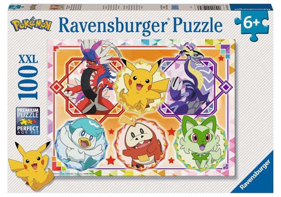 Ravensburger Puzzle 01075 Pokémon Karmesin und Purpur