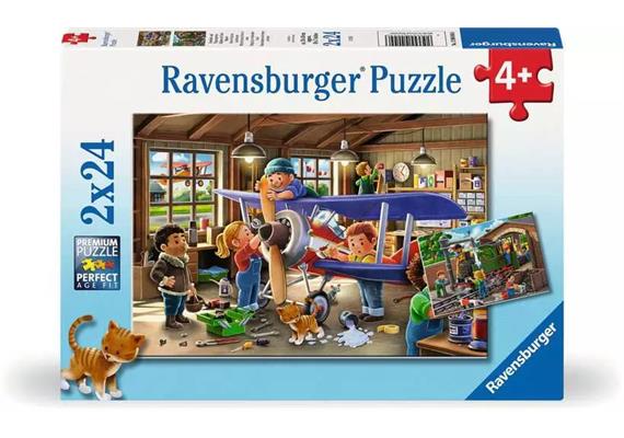 Ravensburger Puzzle 04044 Eisenbahn- und Flugzeugservice