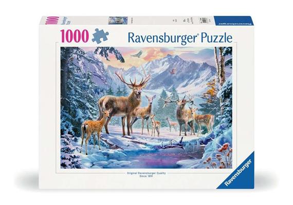 Ravensburger Puzzle 19949 Rehe und Hirsche im Winter