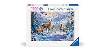 Ravensburger Puzzle 19949 Rehe und Hirsche im Winter