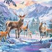 Ravensburger Puzzle 19949 Rehe und Hirsche im Winter | Bild 2