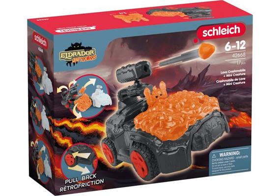 Schleich Eldrador 42668 Lava-Crashmobil mit Mini Creature