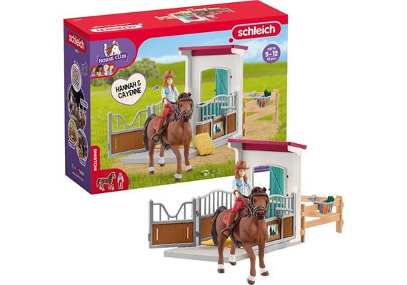 Schleich Horse Club 42710 Horse Box mit Hannah @ Cayenne