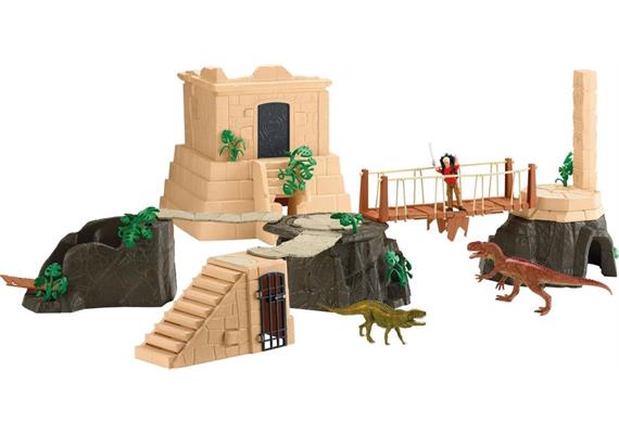 schleich® Dinosaurs 42656 DinoTempel-Eroberung Mega-Set