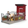 schleich® Farm World 42724 Ponybox mit Mustang Stute