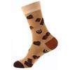 Socken 2246-046-Brown Grösse 38 - 45 cm - Chocolate