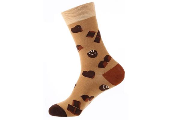 Socken 2246-046-Brown Grösse 38 - 45 cm - Chocolate