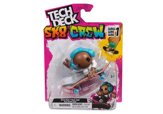 Tech Deck Sk8 Crew Single 96 mm Board mit Figur