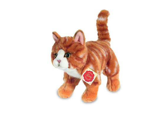 Teddy Hermann - 90682 Katze stehend rot 20 cm