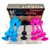 Tossit - Saugnapf-Darts - Set für 2 Spieler Pink-Blau