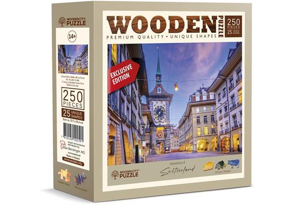 Wooden City Puzzle Holz L CH Berner Altstadt 250 Teile