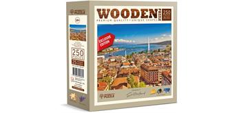 Wooden City Puzzle Holz L CH Genf 250 Teile