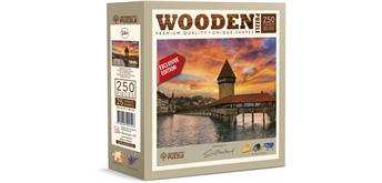 Wooden City Puzzle Holz L CH Kapellbrücke 250 Teile