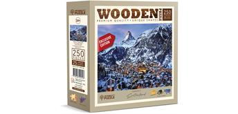 Wooden City Puzzle Holz L CH Matterhorn 250 Teile