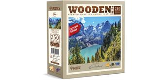 Wooden City Puzzle Holz L CH Oeschinensee 250 Teile