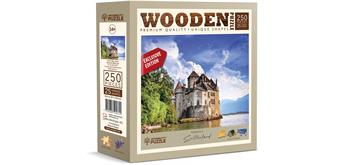 Wooden City Puzzle Holz L CH Schloss Chillon 250 Teile