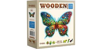 Wooden City Puzzle Holz M Colorful Butterfly 150 Teile