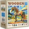 Wooden City Puzzle Holz M Modern Horse 150 Teile