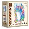 Wooden City - Puzzle Holz M Stylish Unicorn 150 Teile