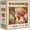 Wooden City Puzzle Holz XL Colorful Map 1010 Teile