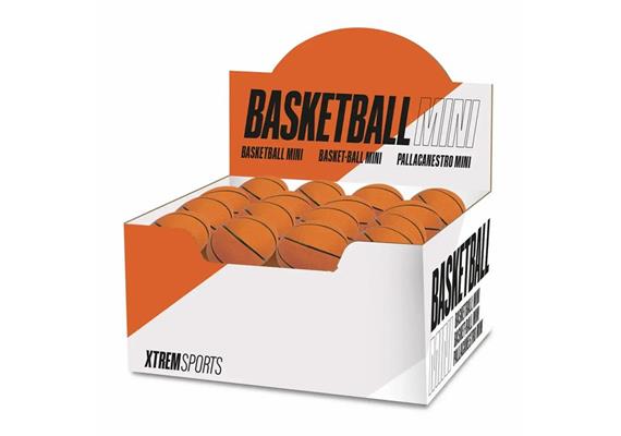 Xtrem Sports Basketball Gummi orange/schwarz Ø 6cm