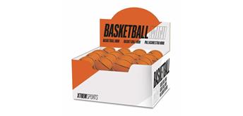 Xtrem Sports Basketball Gummi orange/schwarz Ø 6cm